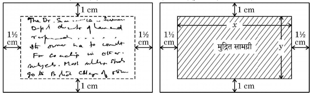 A rectangular visiting card is to contain 24 sq.cm. of printed matter. The margins at the top and bottom of the card