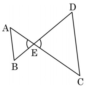 In the given figure, EA/EC = EB/ ED , prove that ΔEAB ~ ΔECD