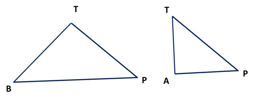 Given PT-20cm and PA-16cm.
(a) Prove AΡΤΒ ~ΔΡΑΤ
(b) Find the length of AB.
